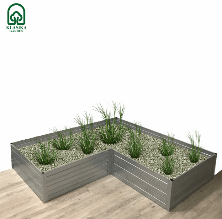 Modulinė Pakelta Lysvė Klasika Garden L-Forma