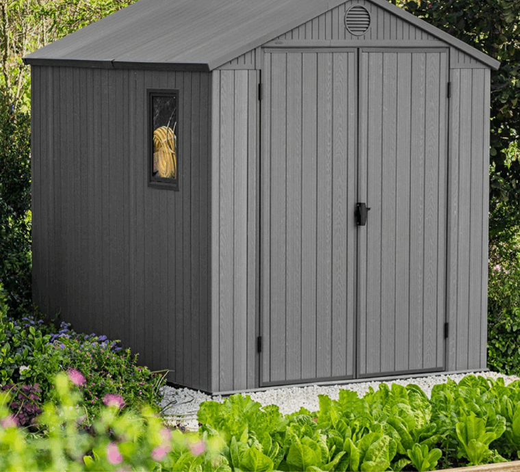 SODO ĮRANKIŲ NAMELIS - LAUKO SANDĖLIUKAS DARWIN 6X8